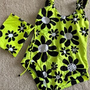 Vibrant Floral One Piece Swimsuit